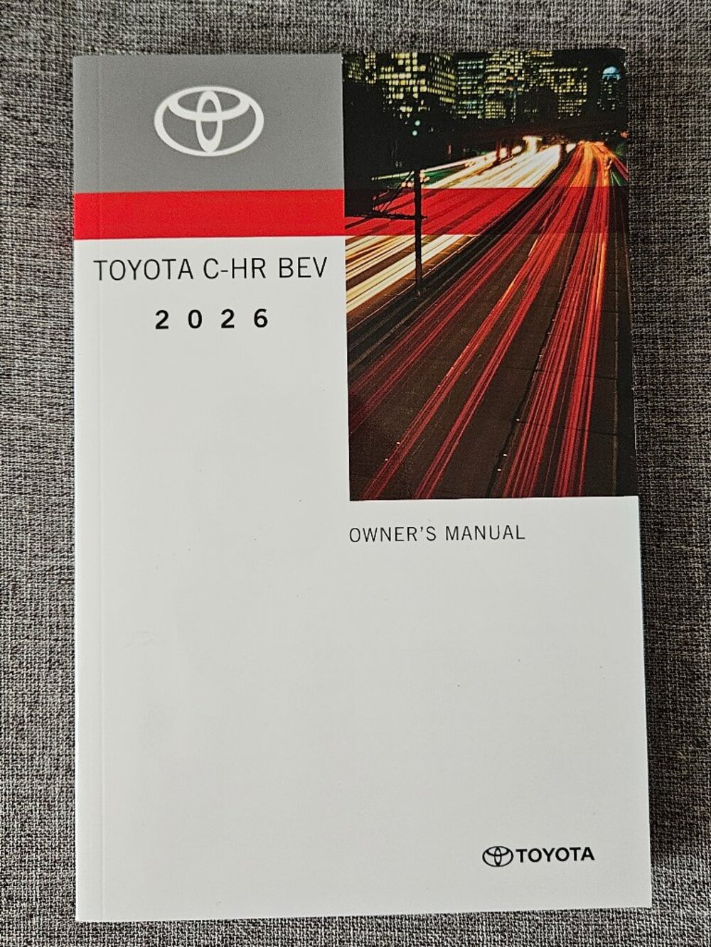 2026 TOYOTA C-HR BEV Owner's Manual